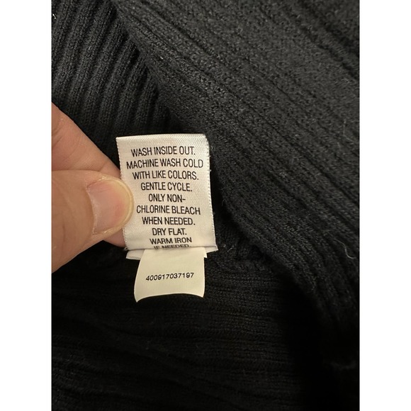 Lauren Ralph‎ Lauren Black Label Waterfall open front cardigan Size S - Picture 3 of 6